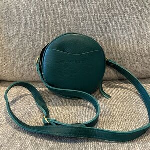 Portland Leather Sea Glass Small Circle Bag